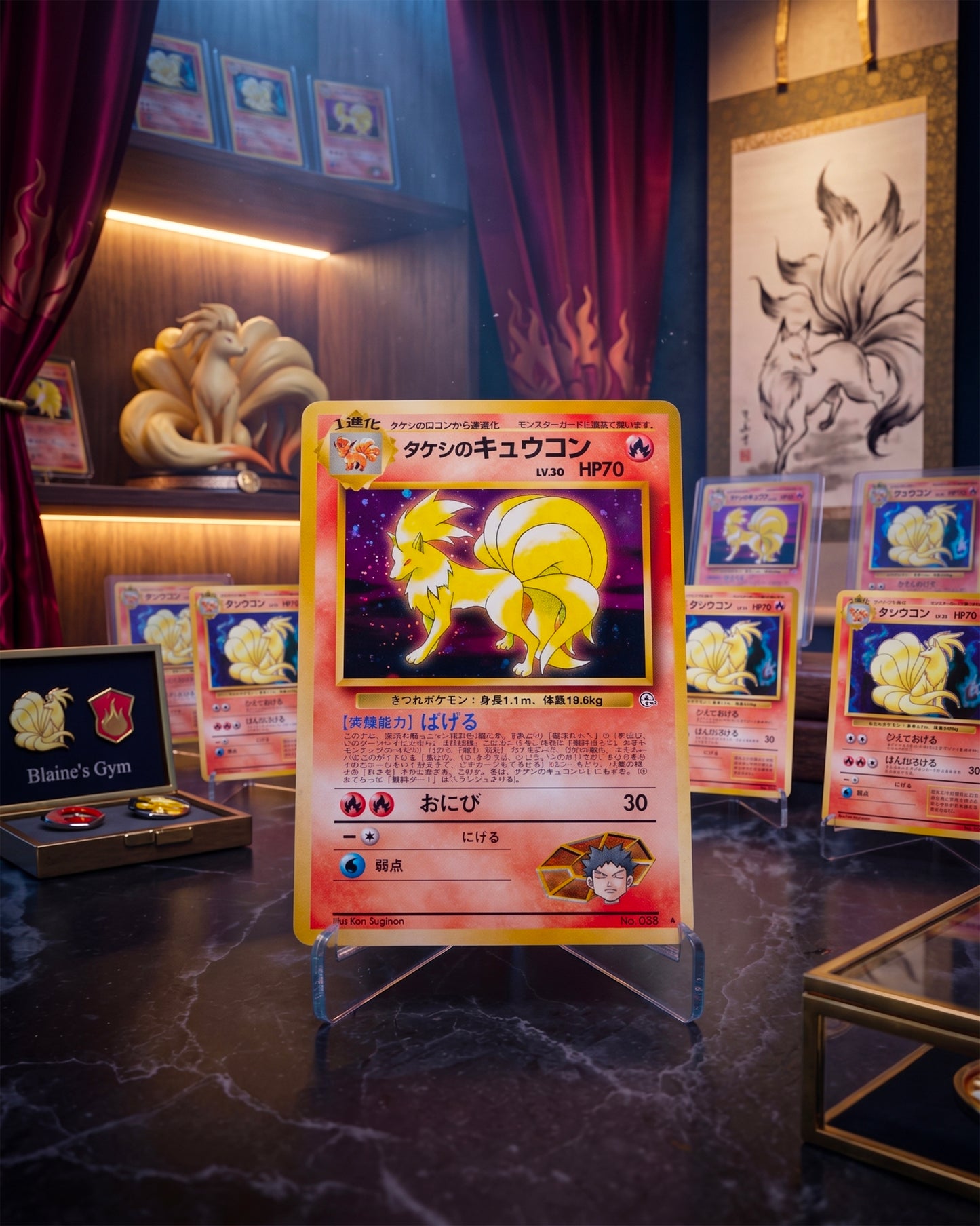 Brock's Ninetales 038 (JAP)