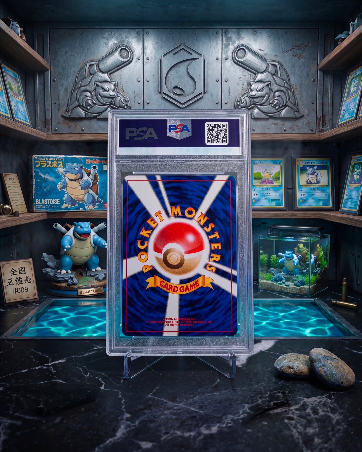 Dark Blastoise - Rocket #9 PSA 8