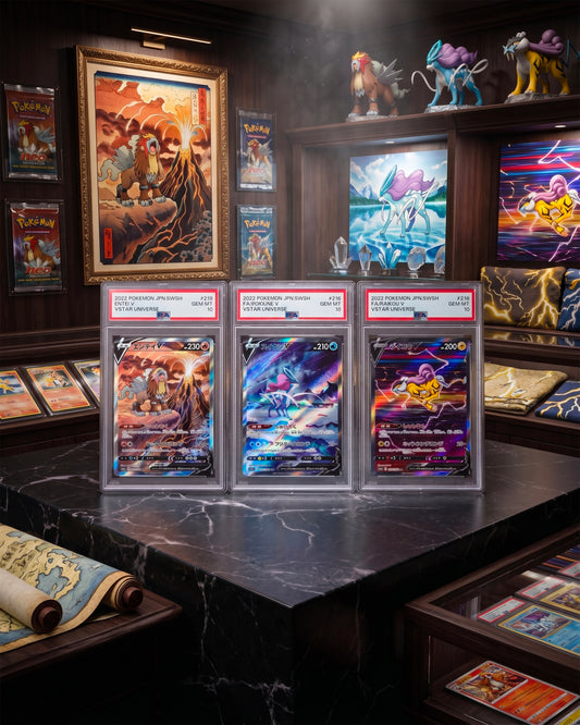Entei V + Suicune V + Raikou V S12a [SEQUENTIAL] PSA 10