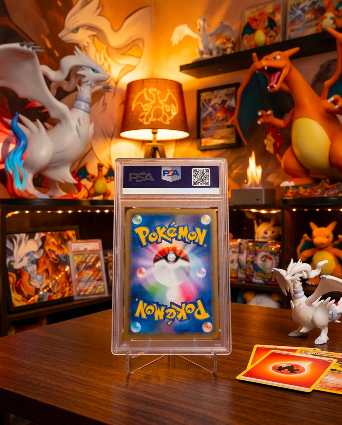 Reshiram & Charizard GX PSA 10