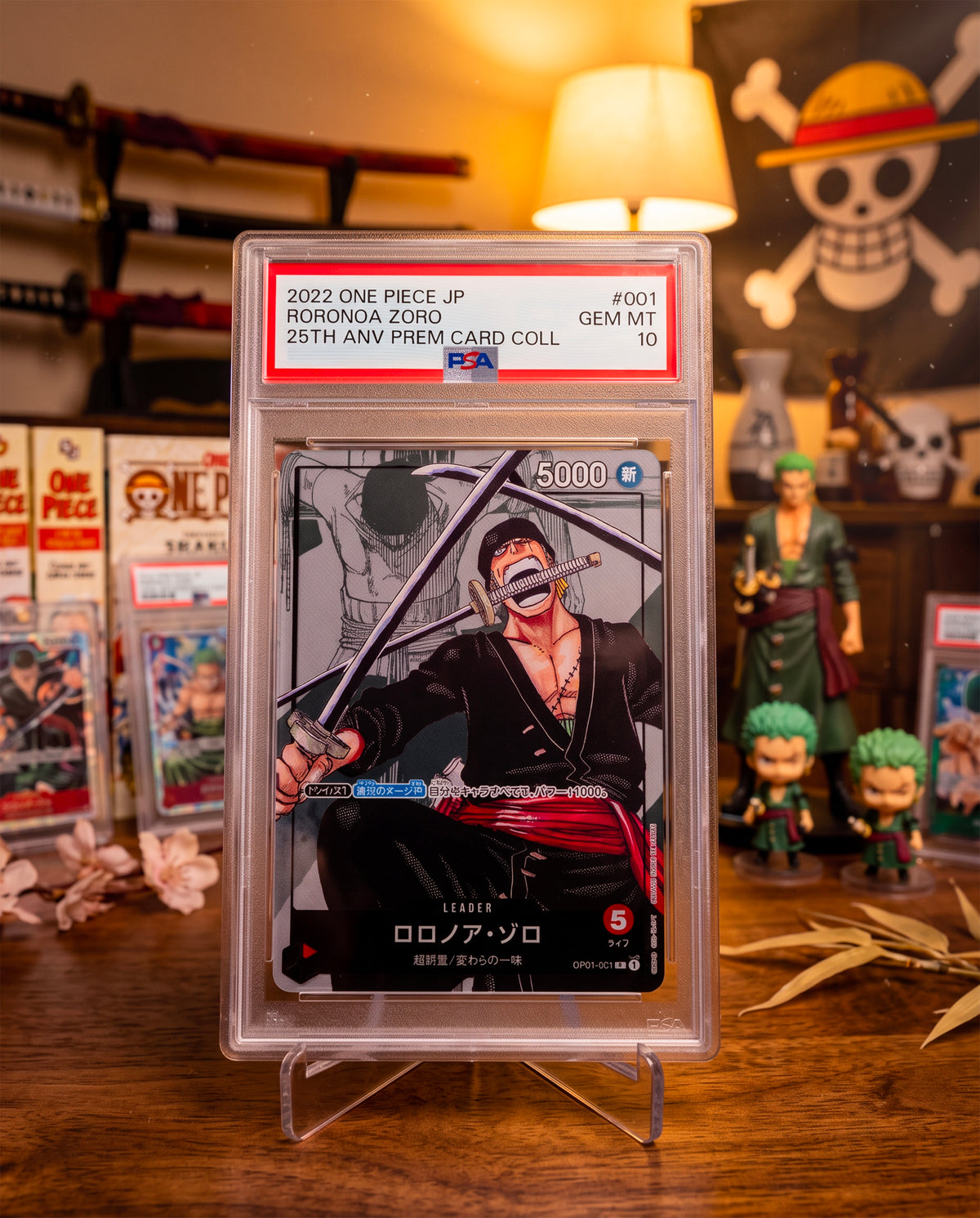 Roronoa Zoro 25th Anniversary #001 PSA 10