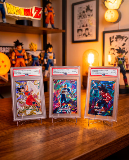 Dragon Ball SDVP Son Goku - Vegeta - Bardock PSA 10 [SEQUENTIAL]