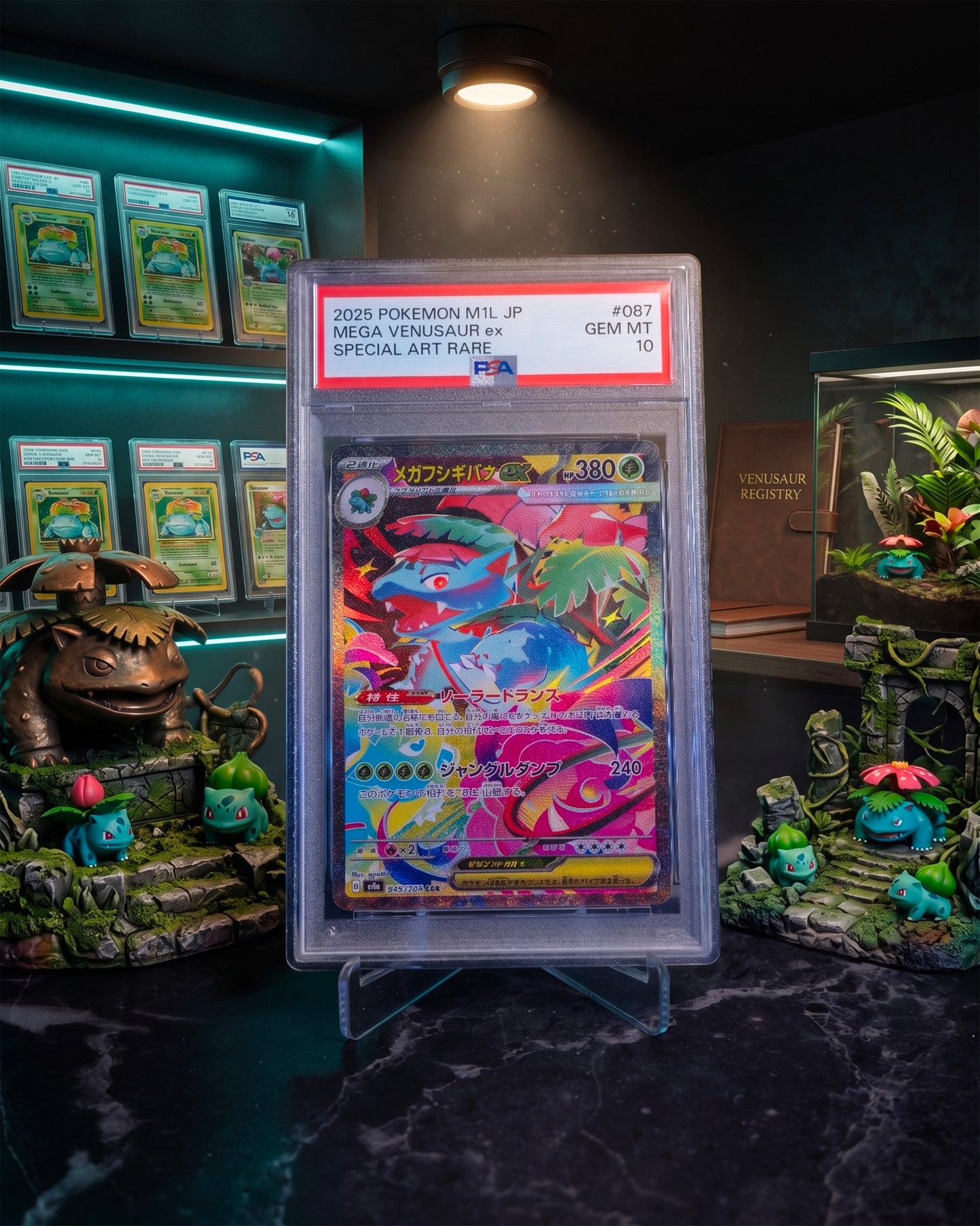 Bulbasaur + Ivysaur + Venusaur M1L [SEQUENTIAL] PSA 10